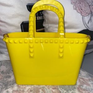 Yellow Micro Mini Tote